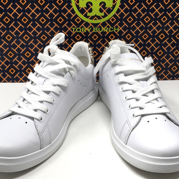 TORY BURCH Howell Court Sneakers Titanium White Warm Roccia - Picture 5 of 13